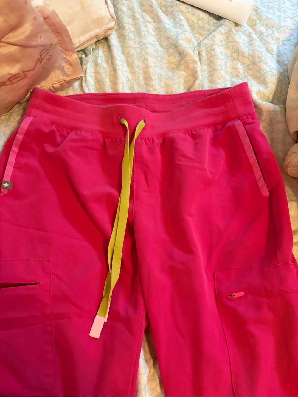 Figs Scrubs Shocking Pink Joggers SP